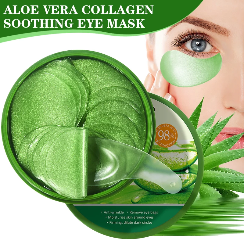 Collagen Sheet Mask - 60 pz Aloe Vera Collagene Maschera
