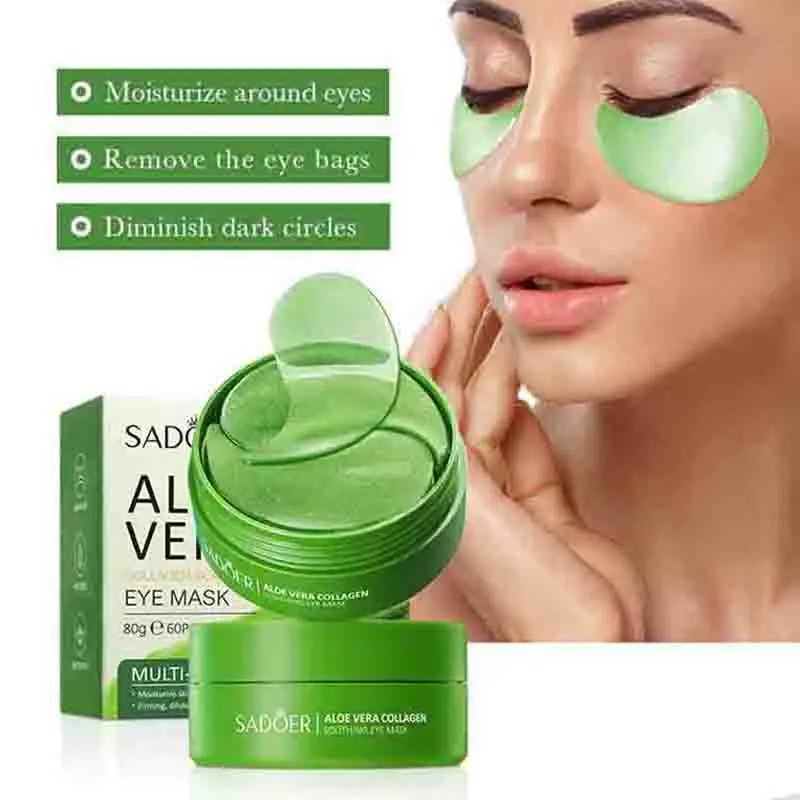 Collagen Sheet Mask - 60 pz Aloe Vera Collagene Maschera