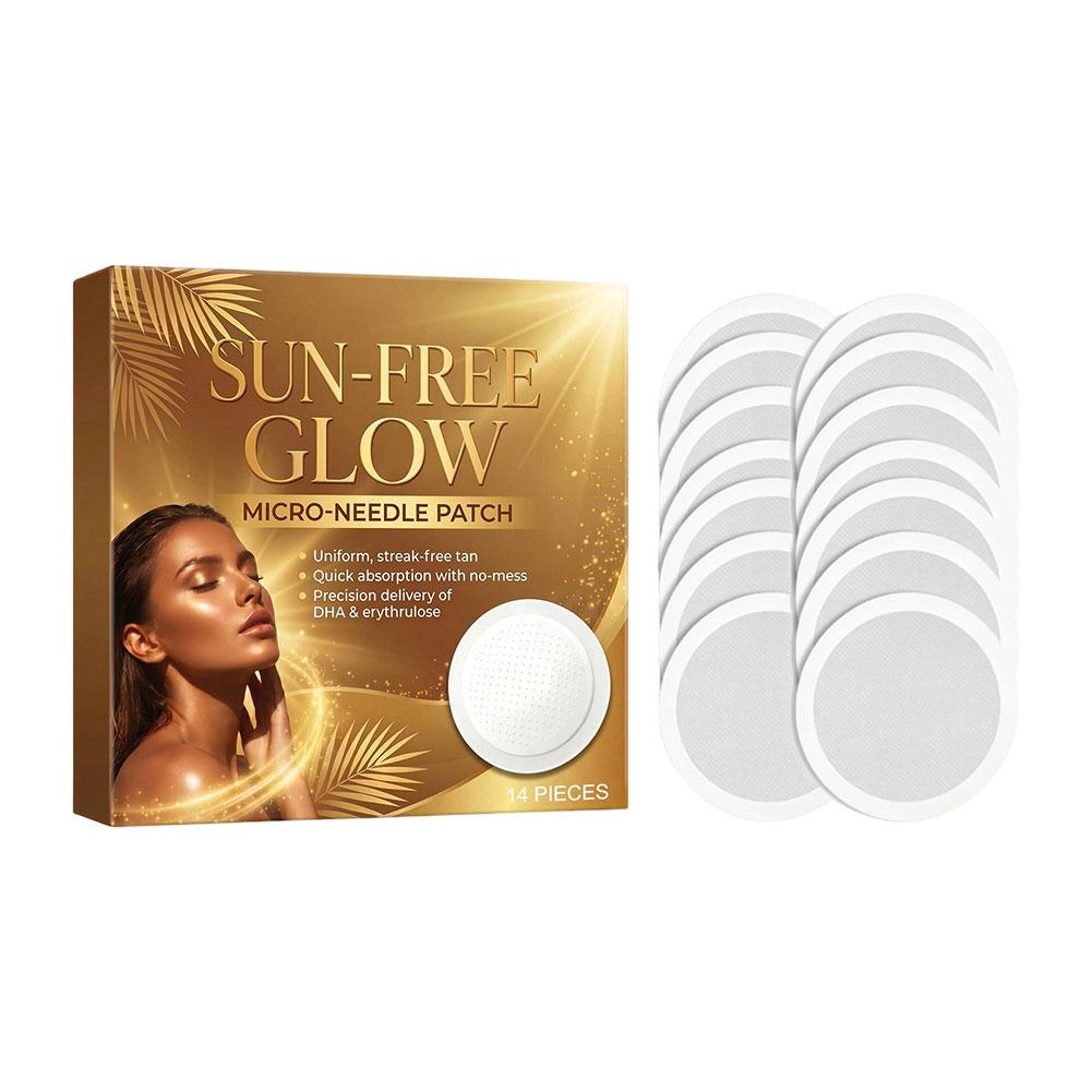 Skincare Glow Glowing - 14 Pezzi Patch Autoabbronzante con Microaghi