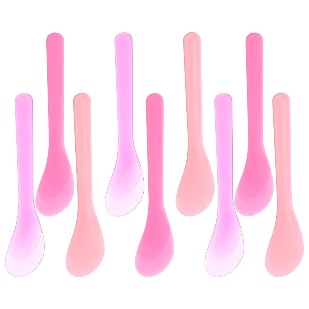 Skincare Pink - Set di 9 Spatole Rosa per