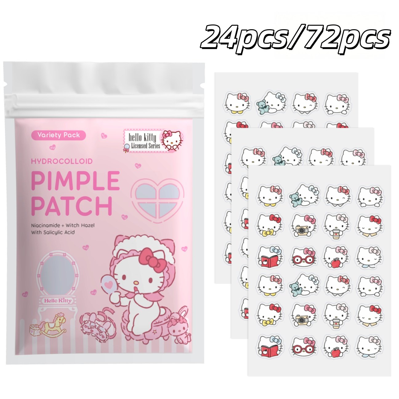Skincare The Originote - 24/72 Pezzi Cerotti Idrocolloidali Hello Kitty