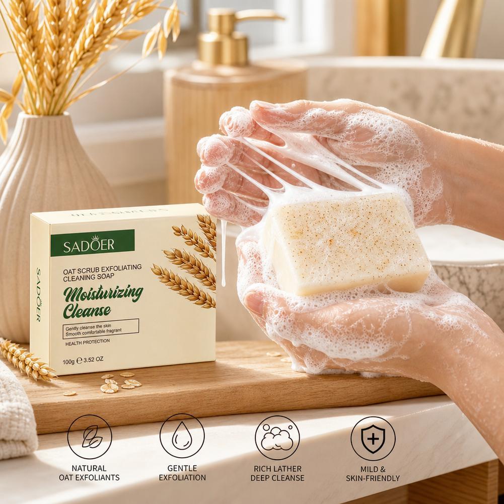 Sapone Esfoliante all'Avena, D - Skincare Oat recensione e prezzo