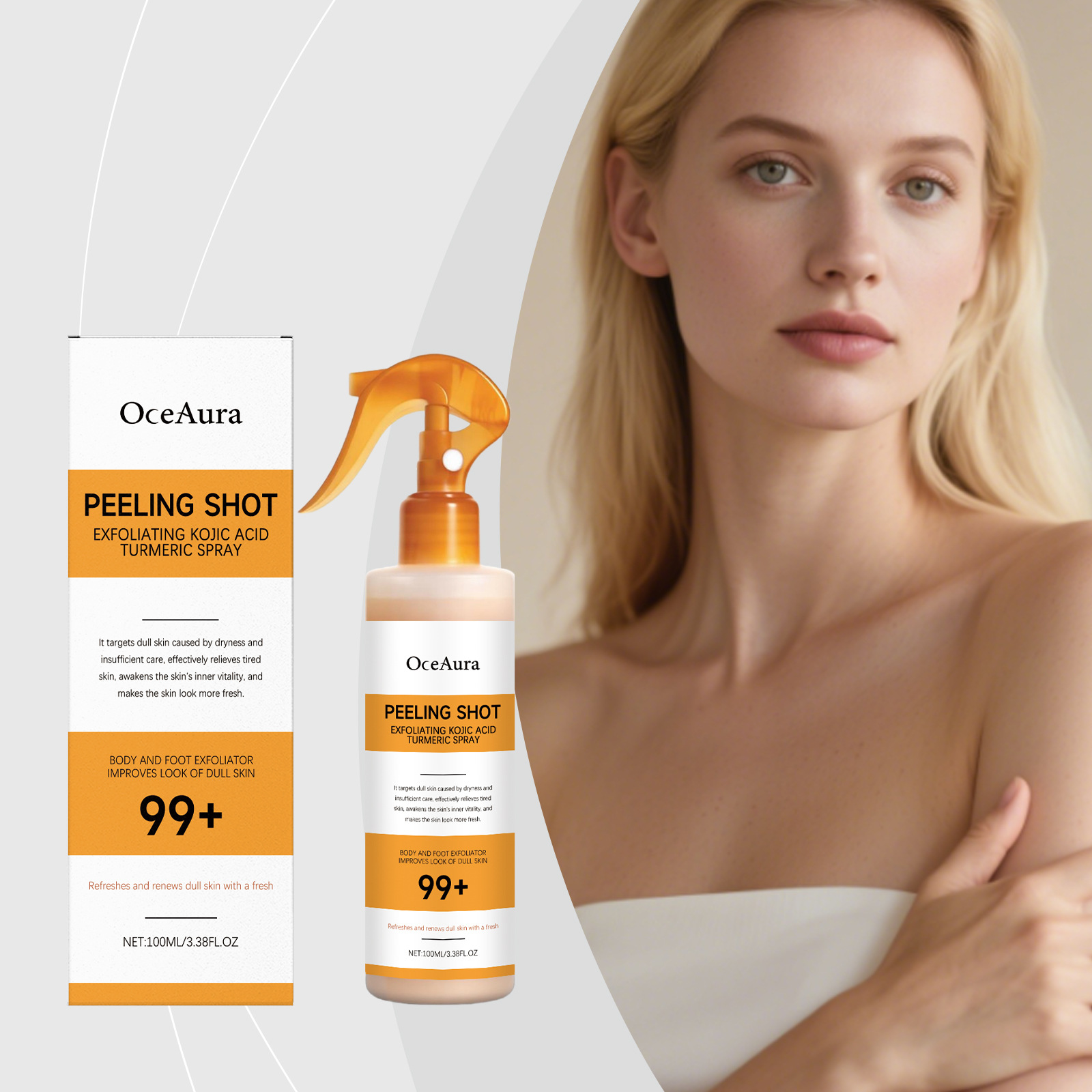 Spray all'Acido Kojico e Curcu - Skincare Glow Glowing recensione e prezzo