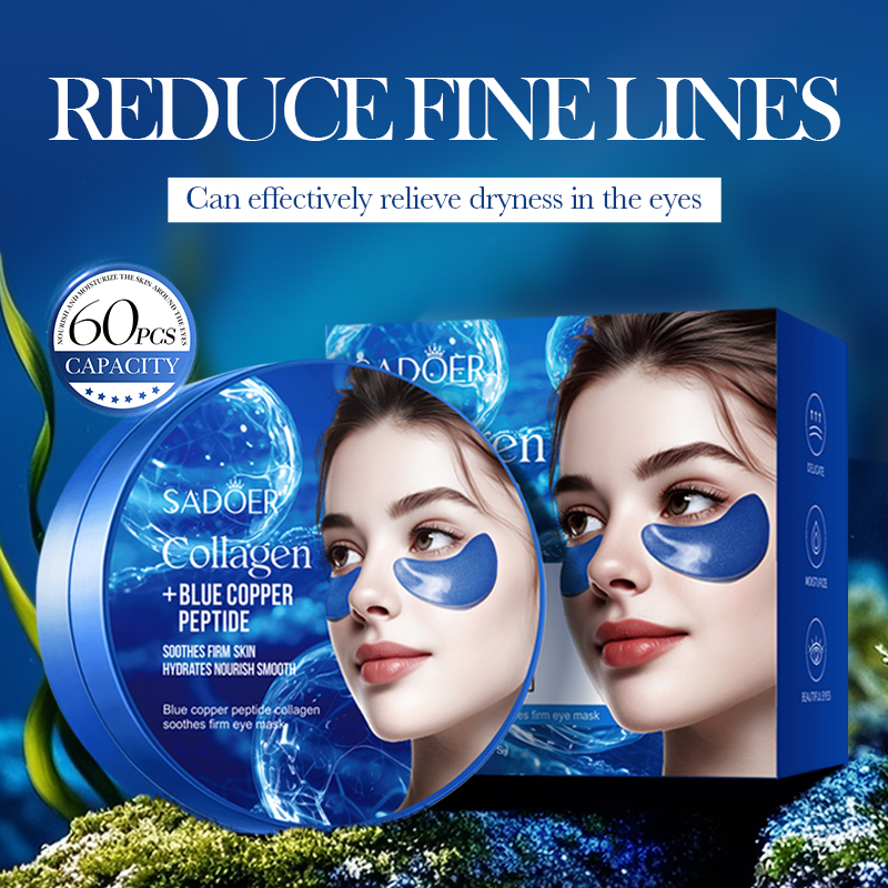 60 pz SADOER Caffeina Cristall - Collagen Sheet Mask recensione e prezzo